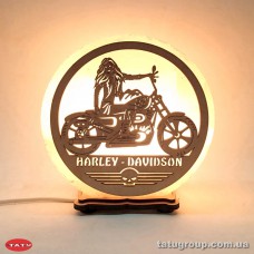Соляной светильник Harley Davidson