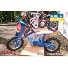 Велобіг TATU-BIKE CROSS (біло-синій)