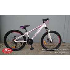Велосипед 24 Benetti MTB  Legacy DD  12 2020 бело-фиолетовый