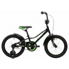 Велосипед 16 Pride Flash черный/зеленый/белый