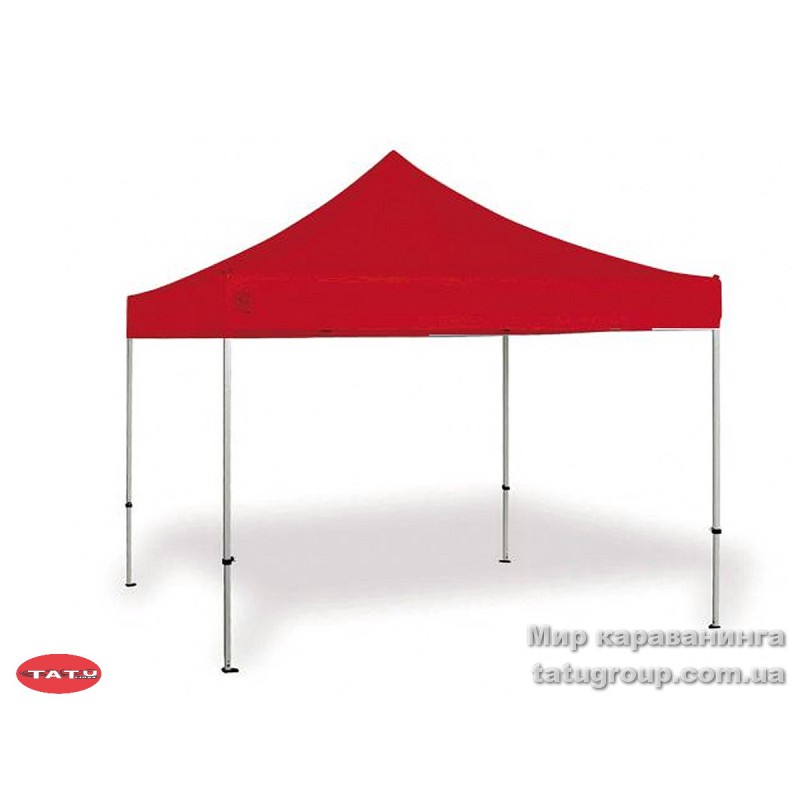 Палатка-павильйон ZEBO STL, 3x3 м, сталь, цвет-красный
