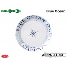 Тарелка blue ocean, диаметр 21см