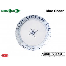 Тарелка десертная blue ocean, диаметр 20см