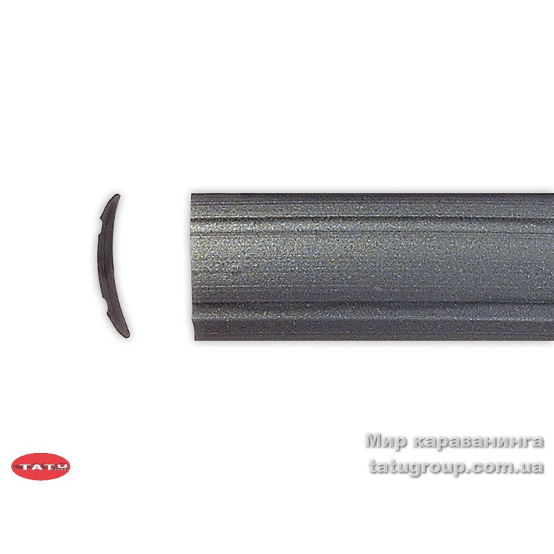 Моддинг-лента uni 12 мм, 1 м, серебристый