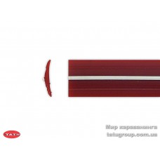 Моддинг-лента uni 11,9 мм, для tabbert, 1 м, красно-белый