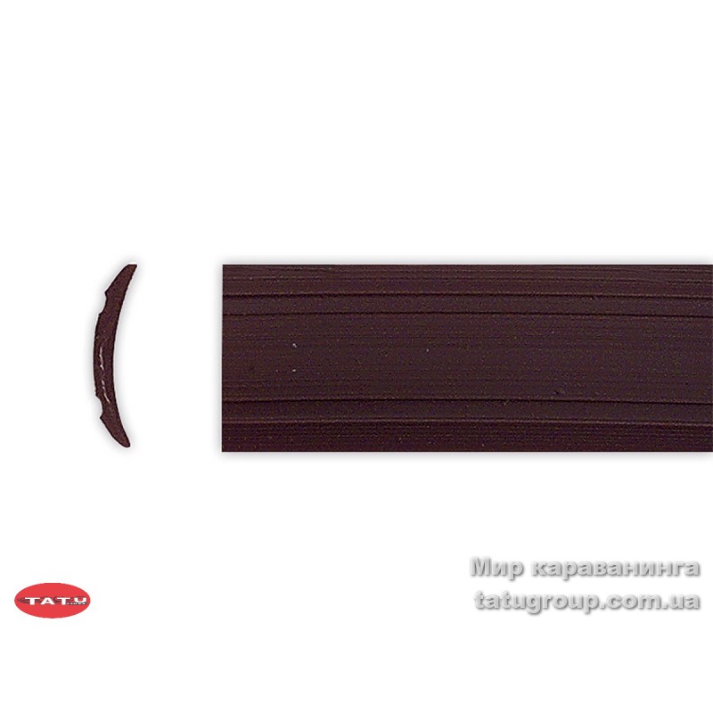 Моддинг-лента uni 12 мм, 1 м, коричневый