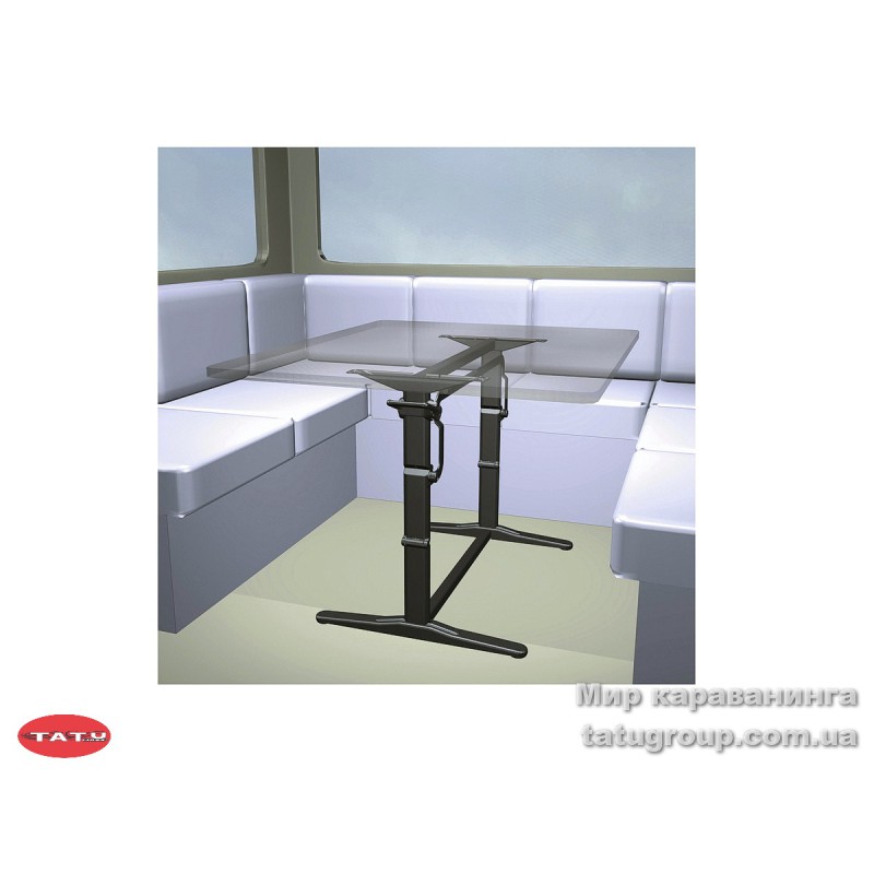Рама стола, подъемная Travelline Twin, 310-670мм, цвет-коричневый