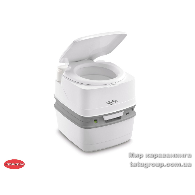 Туалет Thetford Porta Potti Qube 365, 21л (15л), цвет-белый