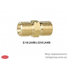 Коннектор газовый, резьбовой, g1/4lh-cnхg1/4lh-cn