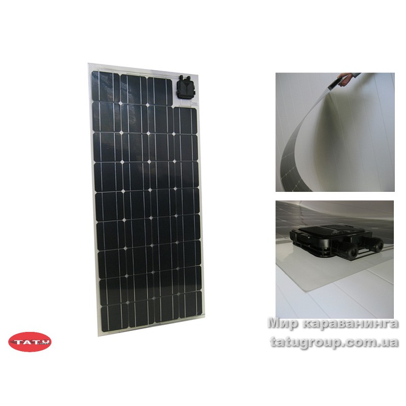 Солнечная панель KVM-100-12F, 100Ватт, гибкая, без рамки