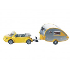 Игрушка VW-Beetle Cabrio + кемпер желт.