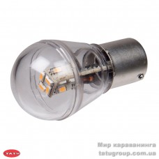 Лампочка LED BA15S, 0,6 Вт, 10-30 В, 16 теплых белых SMD
