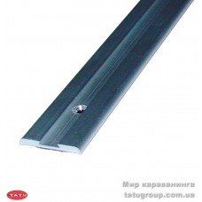 Профиль алюминиевый, 30 х 40 мм, 2,4 м, серебро