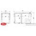 Автохолодильник компрессорный Alpicool T50, 50л, 12/24/220 В, -20 двухк