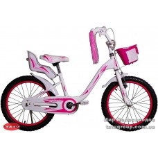 Велосипед 18 VNC  Melany  24см white/pink