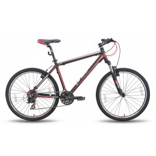 Велосипед 26'' PRIDE XC-26 рама - 17 черно-красный матовый