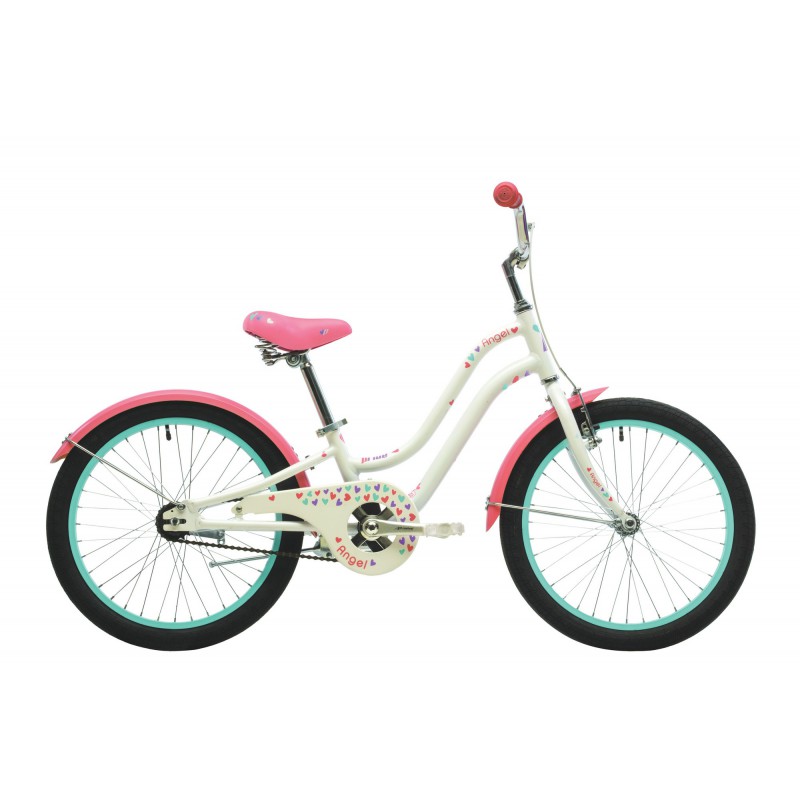 Велосипед 20 Pride Angel белый/розовый