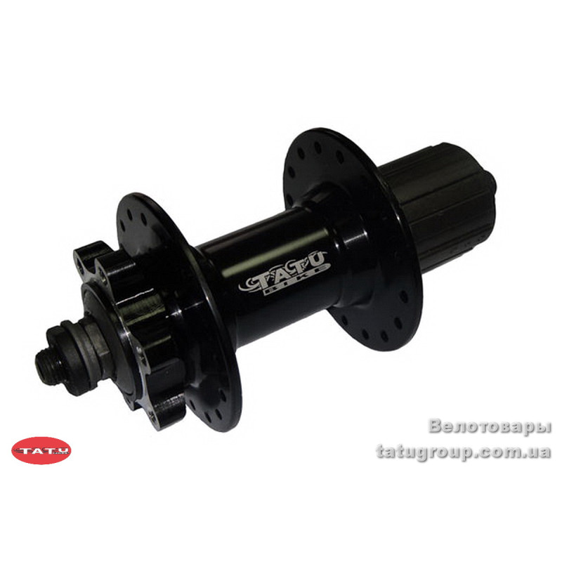 Втулка задн. TATU-BIKE диск.алю.36h черн.касетн. 8-9зв эксц.фрезер.