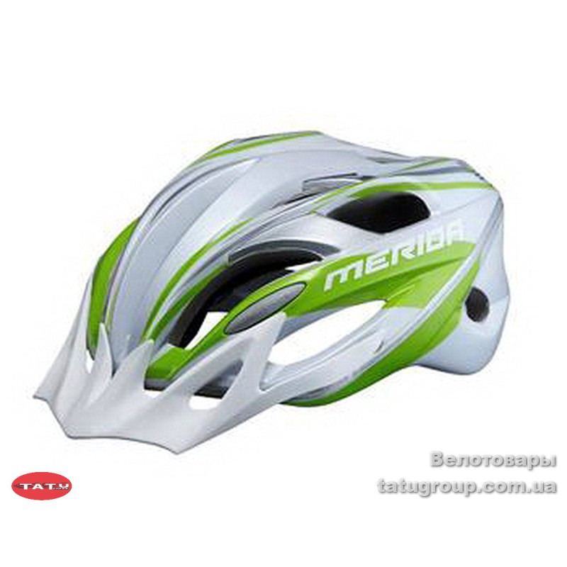 Шлем MERIDA 2013 MG-2 зелен.-бел. L\XL 59-65см