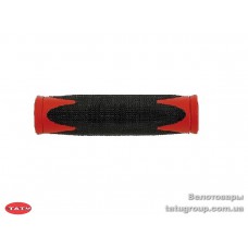 Грипсы TATU-BIKE COMFORT 125мм красно-черный