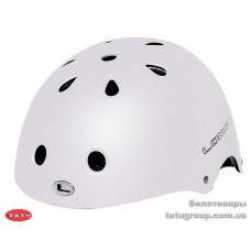 Шлем BMX, белый, разм S/M 54-60cm