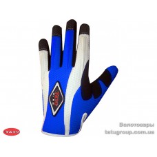 Перчатки TATU-BIKE TEAM сине белые размер XL