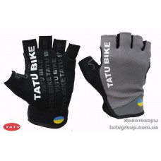 Перчатки TATU-BIKE кор.пальцы CG 2013 серые L
