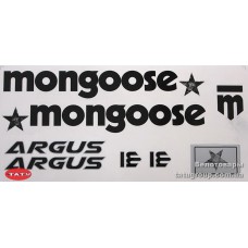Наклейки на велосипед "MONGOOSE BIG" черные