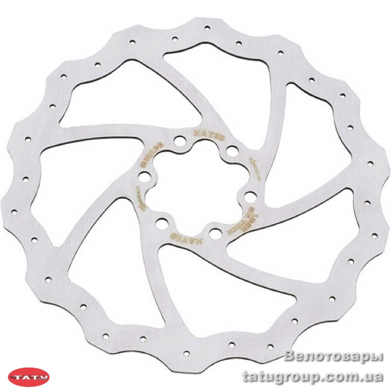 Ротор Hayes 160mm Mud Cutter "Wavey" rotor with hardware  ***compatible with all