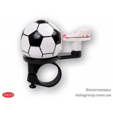 Звонок Green Cycle GCB-023A-BK футбольный мяч