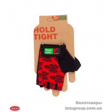 Перчатки Green Cycle NC-2140-2013 Kids без пальцев S красно-черные