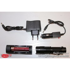 фонарик Police 1812-T6 аккум.,  1000лм, 5 реж, зарядка 220 V + для авто, в кор.