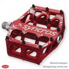 Педали  Syncros  MEAT HOOK RED /  Alloy Pedal Body / V9 pins