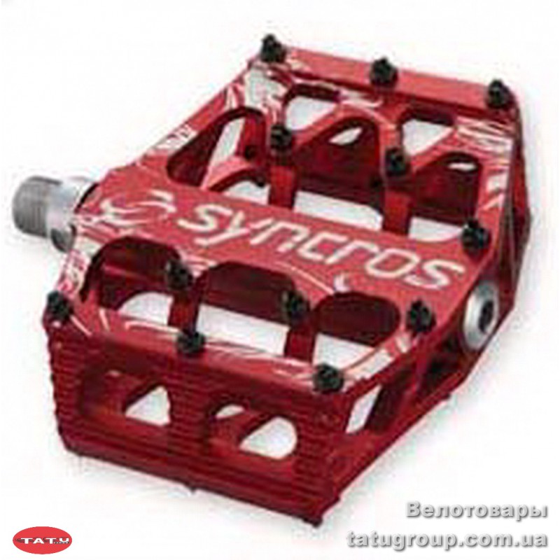 Педали  Syncros  MEAT HOOK RED /  Alloy Pedal Body / V9 pins