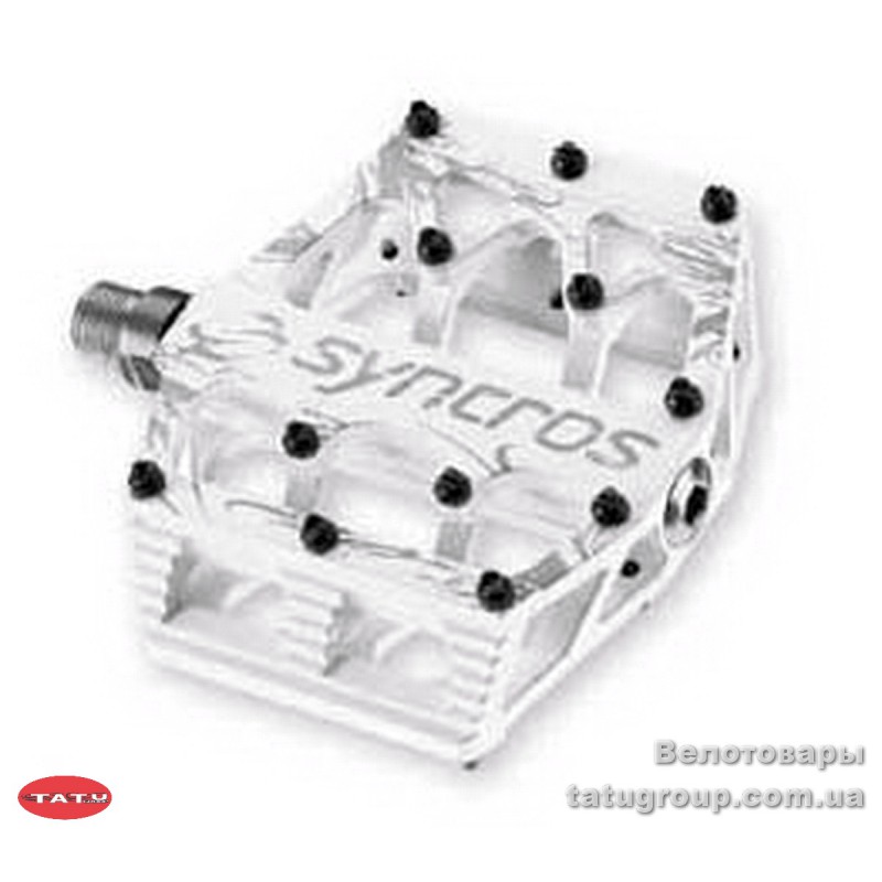 Педали  Syncros  MEAT HOOK WHITE /  Alloy Pedal Body / V9 pins